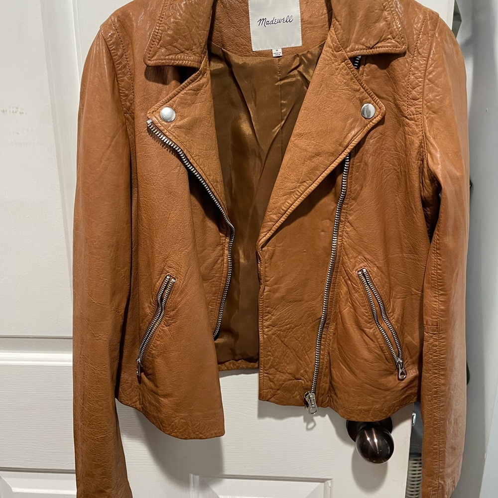 Madewell Women's Brown Leather Jacket